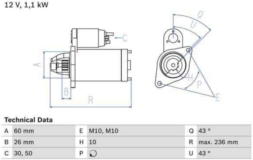 Motor De Arranque Bosch 986022280