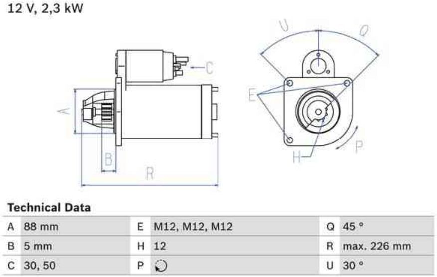 Motor De Arranque Bosch 986024240