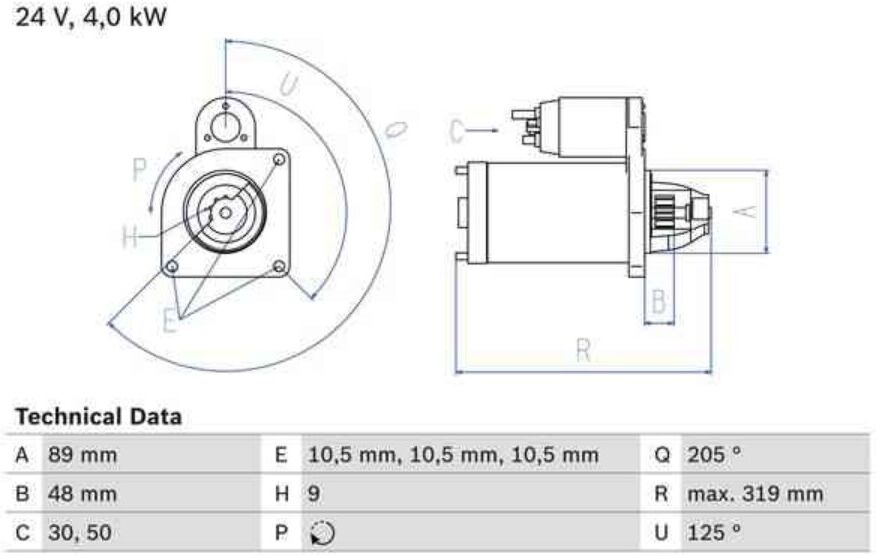 Motor De Arranque Bosch 986017240