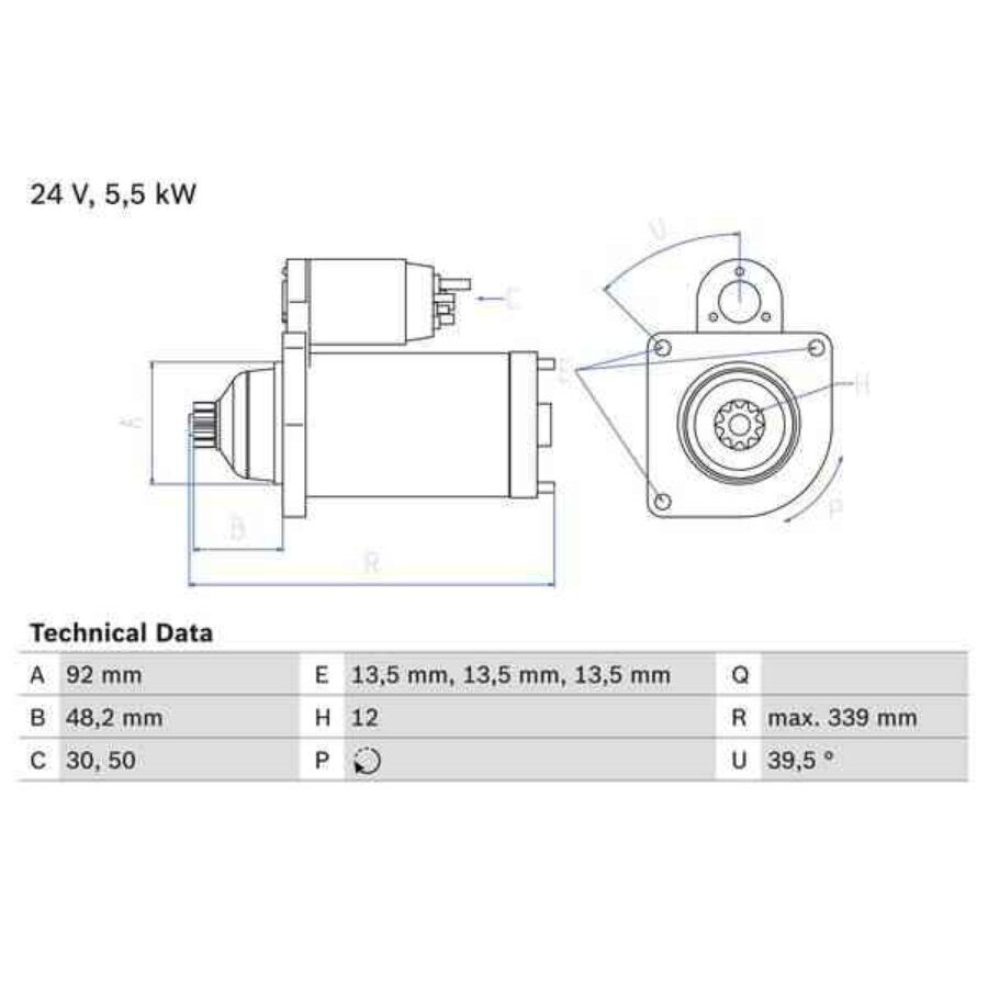 Motor De Arranque Bosch 986025060