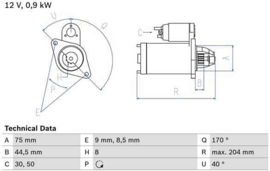 Motor De Arranque Bosch 986023520