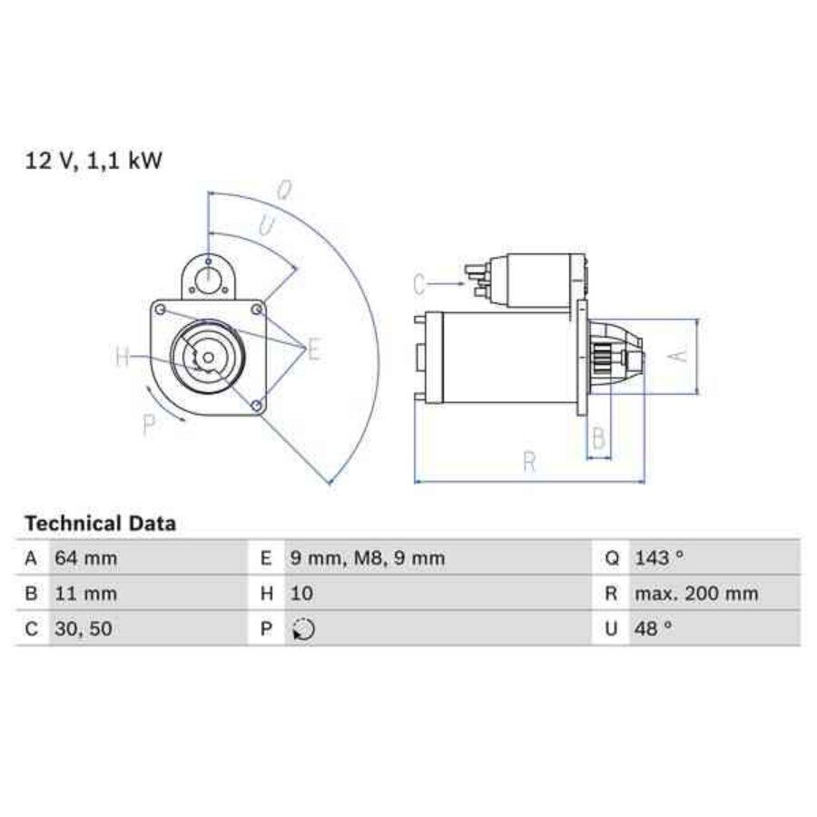 Motor De Arranque Bosch 986024020