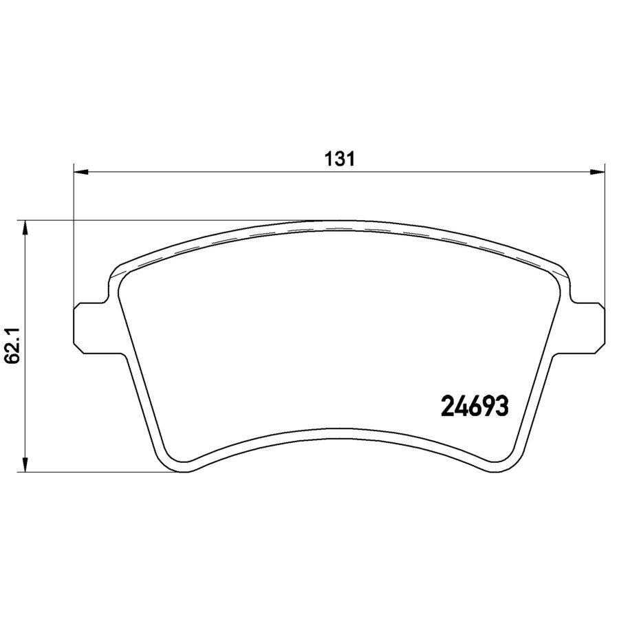 1 Disco De Freno Brembo Para Eje Delantero Dp61061