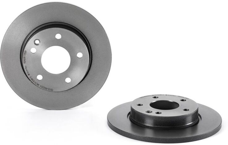 2 Discos De Freno Brembo Para Eje Trasero 08.a730.20