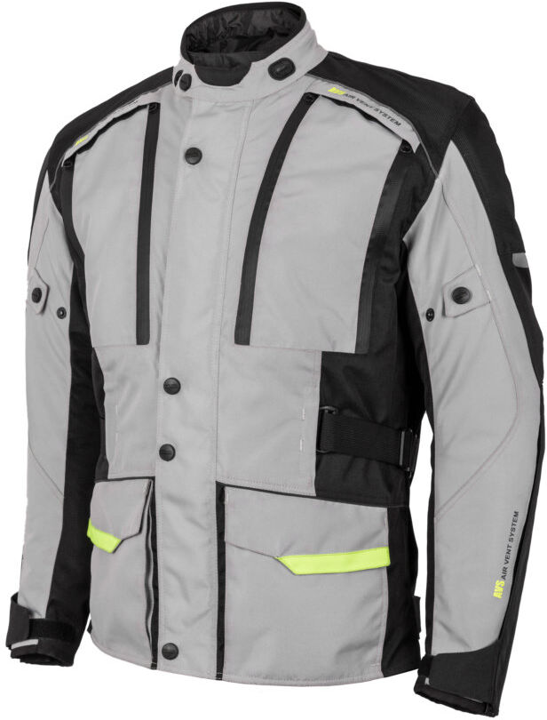 Moore Chaqueta De Moto 12 Meses Okami Color Gris Y Negra Talla 3xl