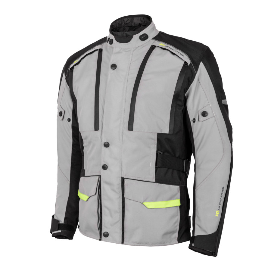 Moore Chaqueta De Moto 12 Meses Okami Color Gris Y Negra Talla M