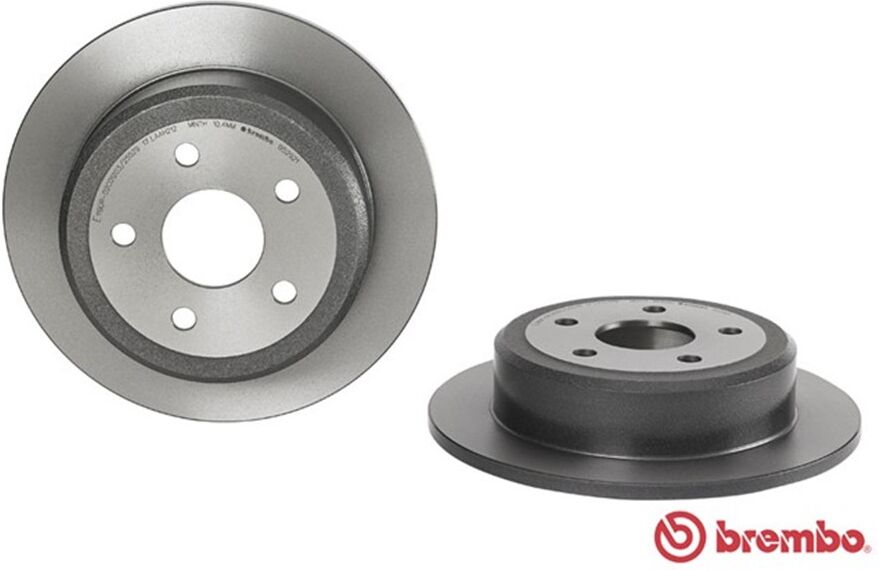 2 Discos De Freno Brembo Para Eje Trasero 08.9859.80