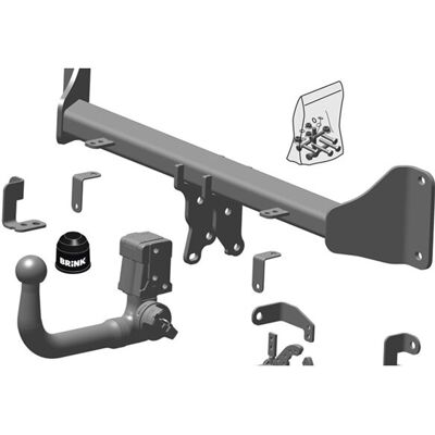 Enganche Brink - Sistema de bola desmontable, soporta bicicletas y remolques Enganche Brink - Sistema de bola desmontable, soporta bicicletas y remolques