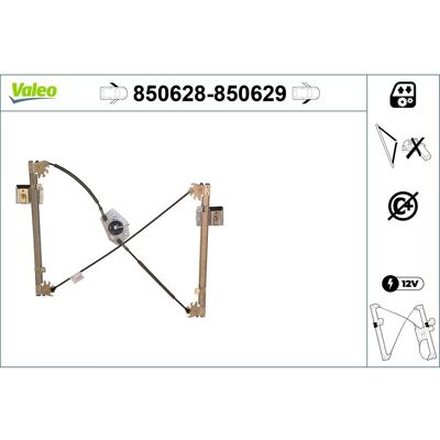 Regulador De Ventana Valeo 850629 Regulador De Ventana Valeo 850629