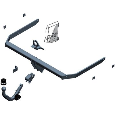 Brink 538700 Enganche para remolque - Soporta cargas de bicicletas y remolques Brink 538700 Enganche para remolque - Soporta cargas de bicicletas y remolques