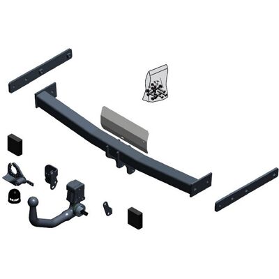 Enganche de remolque BRINK 627600 - Cuello giratorio, 1300kg, Negro Enganche de remolque BRINK 627600 - Cuello giratorio, 1300kg, Negro
