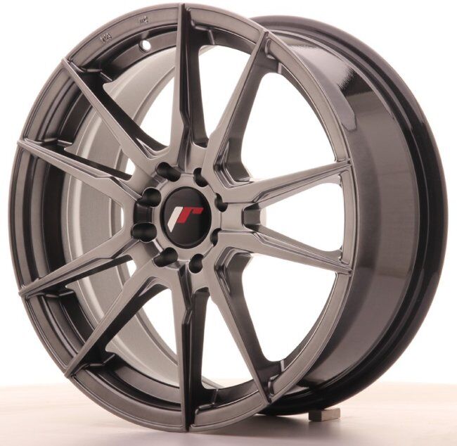 Japan Jr21 8,5x18 5x112 Et20 74.1 Hyper Black - Llanta De Aluminio Japan Jr21 8,5x18 5x112 Et20 74.1 Hyper Black - Llanta De Aluminio