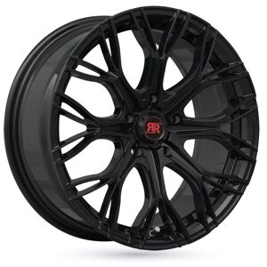 Llanta De Aluminio Racer Matrix 6.5x15 5x108 Et35 Brillo Negro