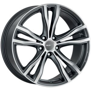 Llanta Mak X-mode 10x21 5x112 Et50 66.6 Gun Metal Polish