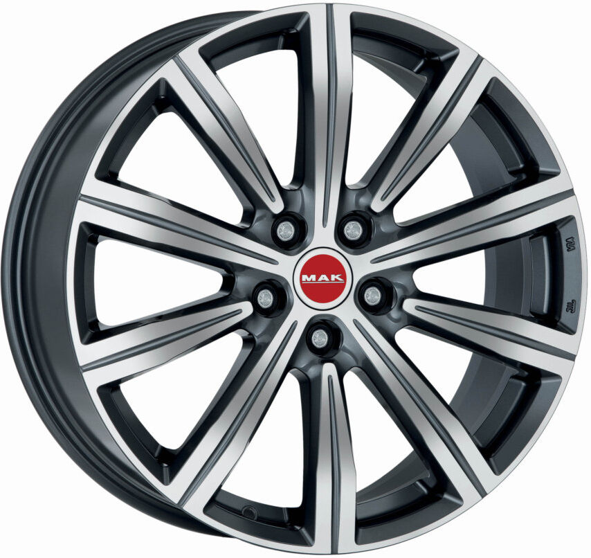 Llanta Mak Birmingham 8,5x20 5x112 Et29 66.6 Gun Metal Polish