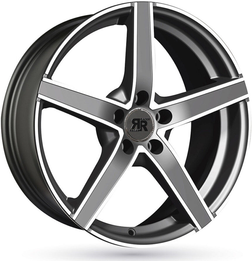 Llanta Racer Artic Evo 7,5x17 5x110 Et31 65.1 Grey Polish