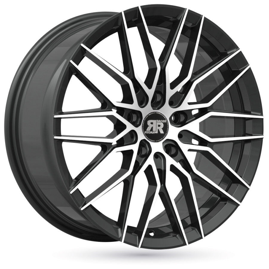 Llanta Racer Raptor 7,5x17 4x108 Et25 65.1 Hyper Black