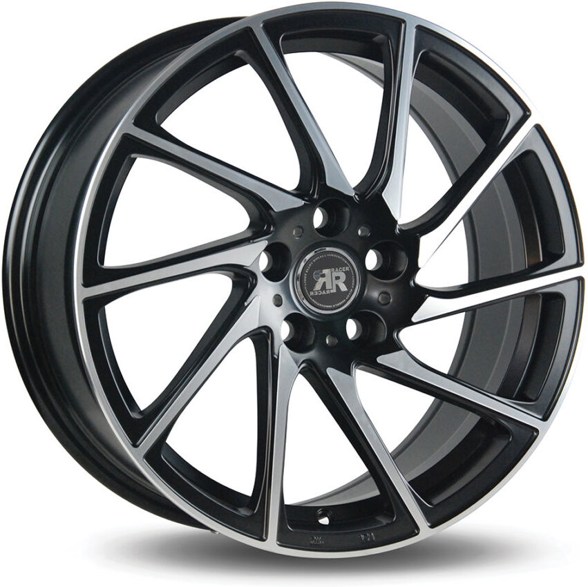 Llanta Racer Turn 7,5x17 5x110 Et35 73.1 Black Polish