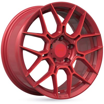 Llanta De Aluminio Infiny Traxx 7.5x17 5x112 Et42 Rojo Llanta De Aluminio Infiny Traxx 7.5x17 5x112 Et42 Rojo
