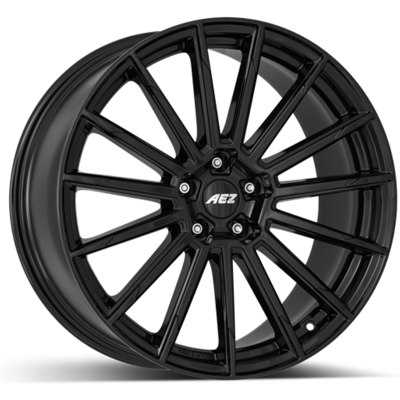 Llanta De Aluminio Aez Atlanta 9.5x19 5x112 Et44 Negro Llanta De Aluminio Aez Atlanta 9.5x19 5x112 Et44 Negro