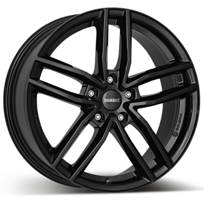 Llanta De Aluminio Dezent Dezent_tr_glossy_black 7.5x17 5x112 Et52 Brillo Negro Llanta De Aluminio Dezent Dezent_tr_glossy_black 7.5x17 5x112 Et52 Brillo Negro