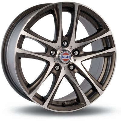 Llanta De Aluminio Gulf Gt1 6.5x15 5x114.3 Et42 Pulido Gris Mate Llanta De Aluminio Gulf Gt1 6.5x15 5x114.3 Et42 Pulido Gris Mate
