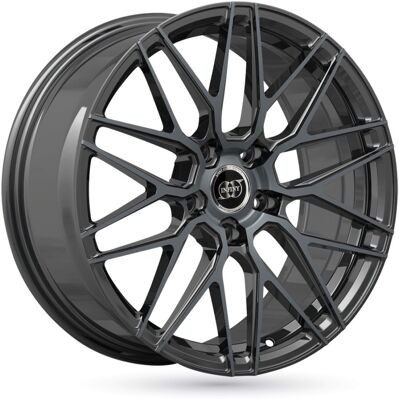 Llanta De Aluminio Infiny Rx 8x18 5x112 Et40 Negro Pulido Llanta De Aluminio Infiny Rx 8x18 5x112 Et40 Negro Pulido