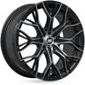 Llanta De Aluminio Racer Matrix 7.5x17 4x100 Et35 Brillo Negro