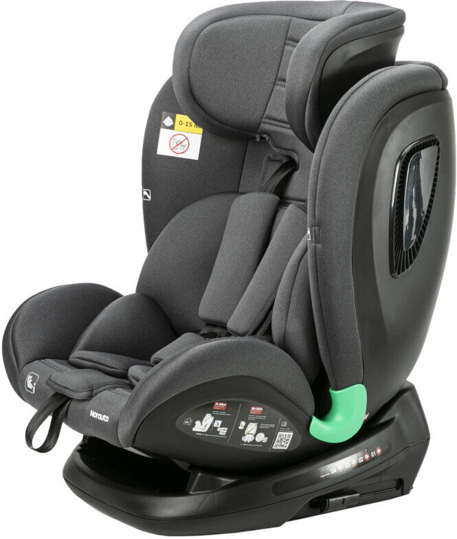 Norauto R129 Isofix Asiento Para Niños 76-150cm Gris Oscuro Nor