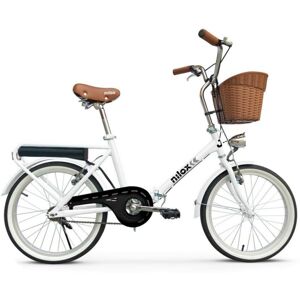 Bicicleta Eléctrica Nilox J1 Plegable 20´´ 36 V 6 Ah Color Blanco