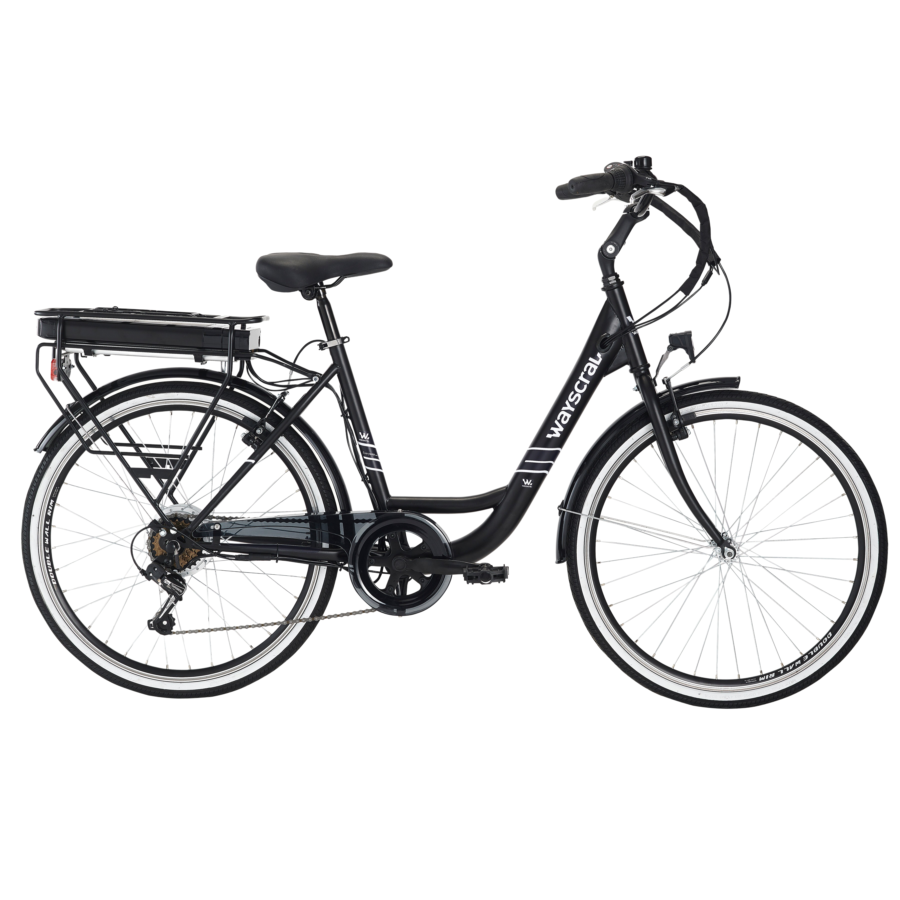 Bicicleta Eléctrica Wayscral Everyway E100 26" Negra (batería Incluida)