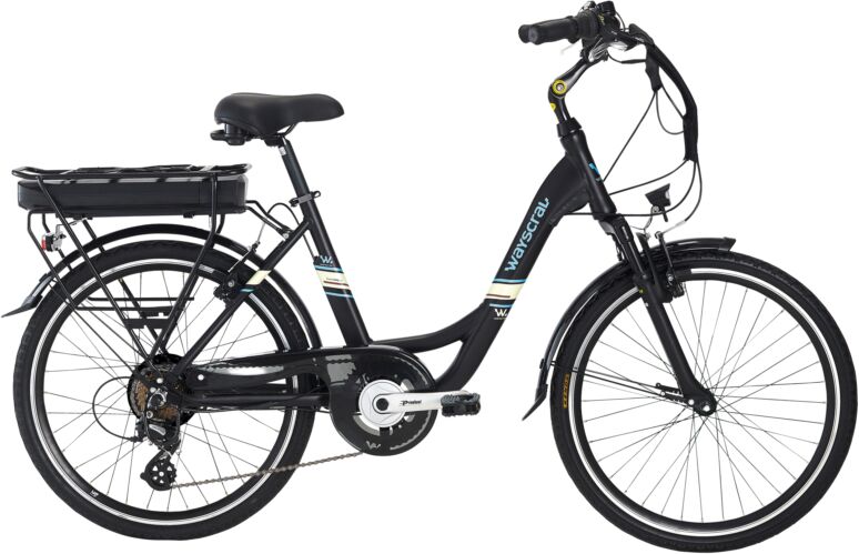 Bicicleta Eléctrica Wayscral Everyway E200 24" Negra (batería Incluida)