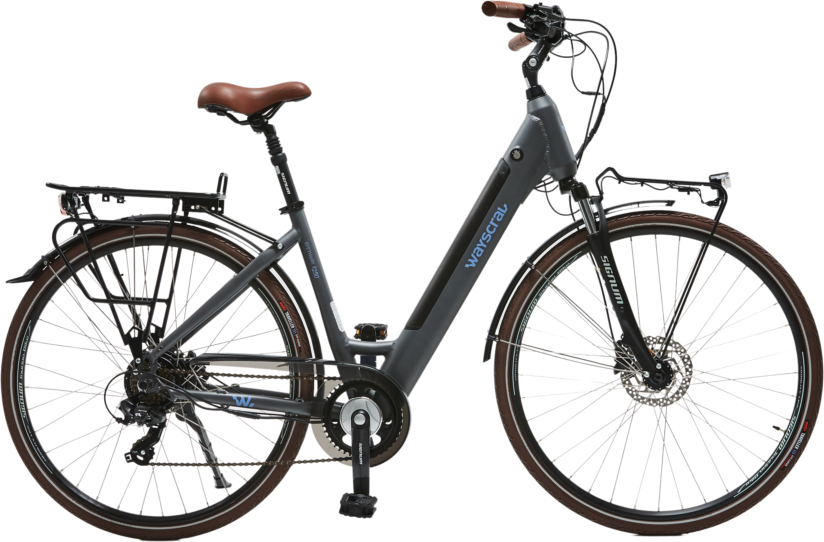 Bicicleta Eléctrica De Ciudad Wayscral Everyway E250 T44 28" Grey (batería Incluida)