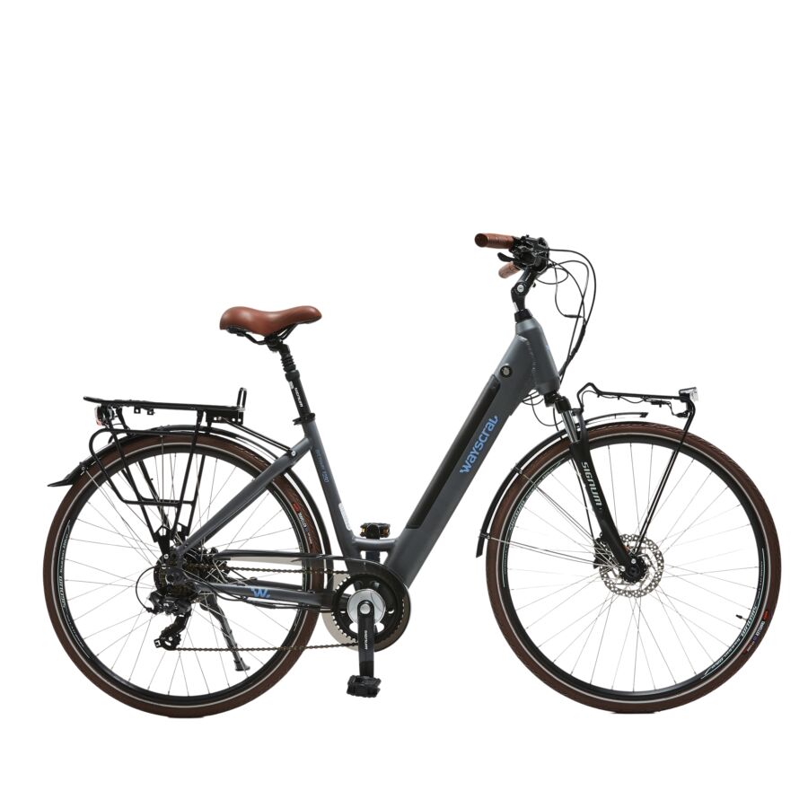 Bicicleta Eléctrica De Ciudad Wayscral Everyway E250 T48 28" Grey (batería Incluida)
