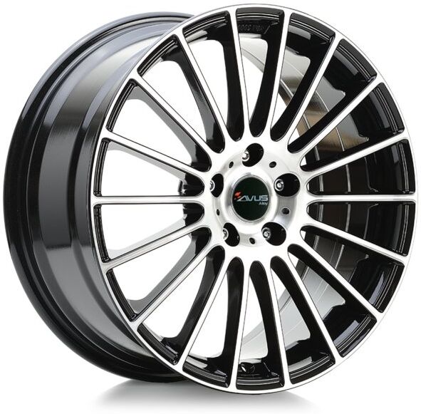 Avus Ac-m03 7,5x17 5x112 Et35 66.6 Black - Llanta De Aluminio