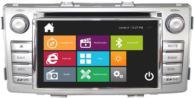 Norauto Autoradio Dvd Navisson Hilux Nv-ty012v10 Norauto Autoradio Dvd Navisson Hilux Nv-ty012v10