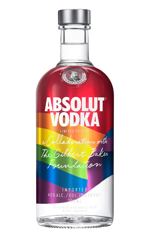 Suecia Absolut Vodka Rainbow Edition 2021