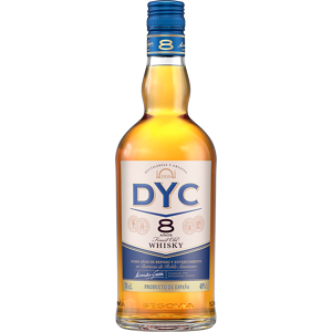 DYC 8 Años Finest Old Whisky - Whisky mezclado español - 8 años envejecido DYC 8 Años Finest Old Whisky - Whisky mezclado español - 8 años envejecido