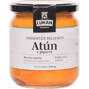 Lukan Gourmet Pimientos rellenos de atún y piparra