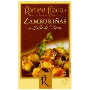 Conservas Ramón Franco Zamburiñas en salsa de vieira 12/16 piezas 115 g