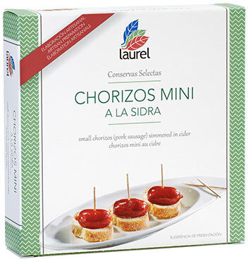 Conservas Laurel Chorizos mini a la sidra 280 g