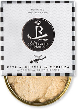 Real Conservera Española Paté de Huevas de Merluza en aceite de oliva picante 120 g