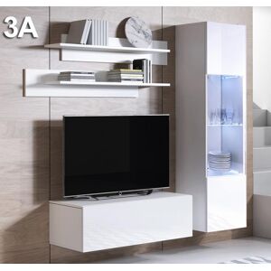 Conjunto de muebles Luke 3A blanco (1,6m)