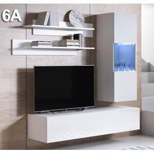 Conjunto de muebles Luke 6A blanco (1,6m)