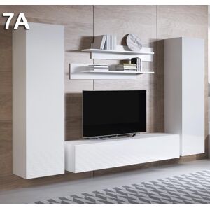 Conjunto de muebles Luke 7A blanco (2,6m)