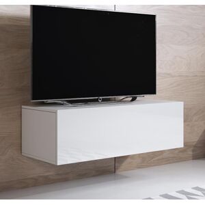 Mueble TV modelo Luke H1 (100x30cm) color blanco