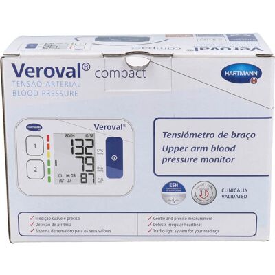 Veroval BPU22 Monitor de Presión Arterial Compacto - Pantalla Grande - Lecturas Precisas Veroval BPU22 Monitor de Presión Arterial Compacto - Pantalla Grande - Lecturas Precisas
