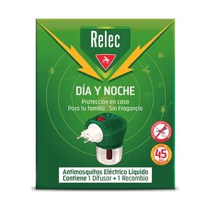 Relec Día y Noche Antimosquitos Difusor Eléctrico + Recambio