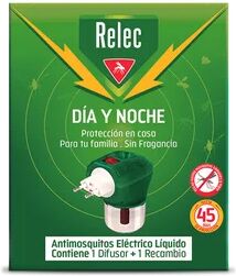 Relec Día y Noche Antimosquitos Difusor Eléctrico + Recambio