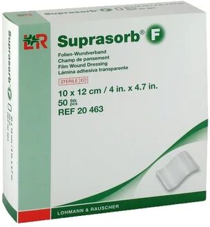 SUPRASORB F Lámina Adhesiva Transparente 10x12cm 50uds